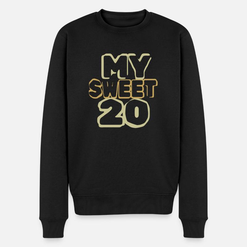 Doux 20 - Pull Premium bio Homme - noir