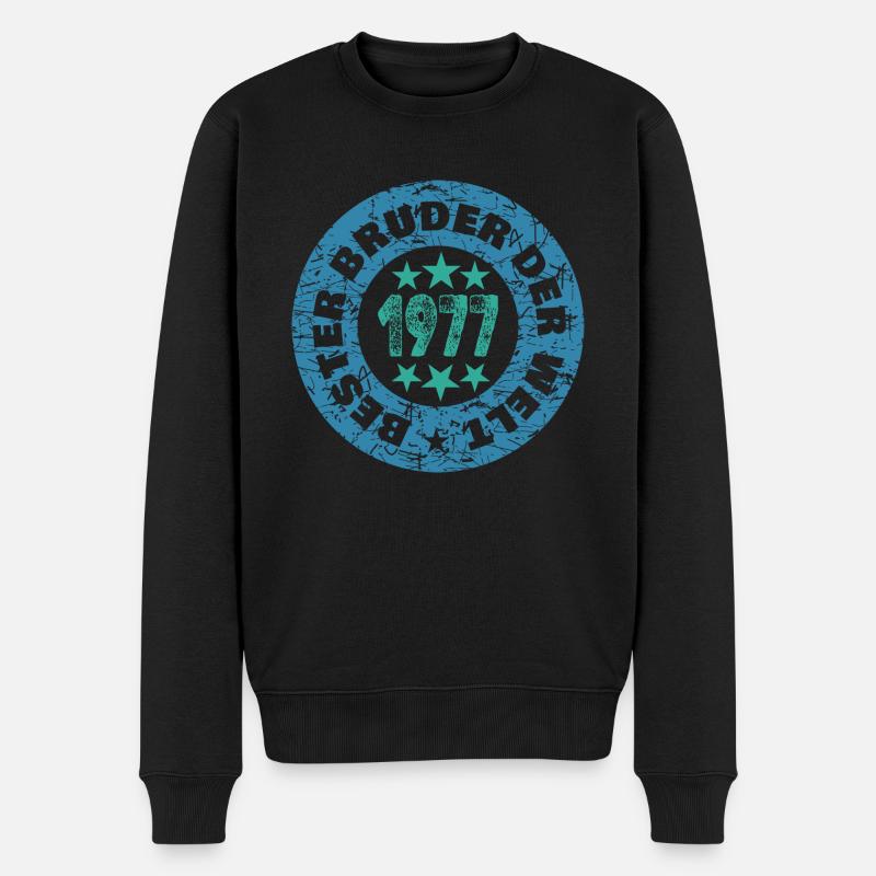 Frères et sœurs 1977 - Pull Premium bio Homme - noir