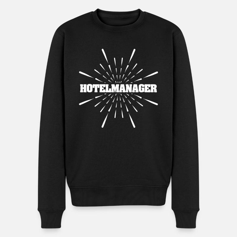 Direction de l’hôtel - Pull Premium bio Homme - noir