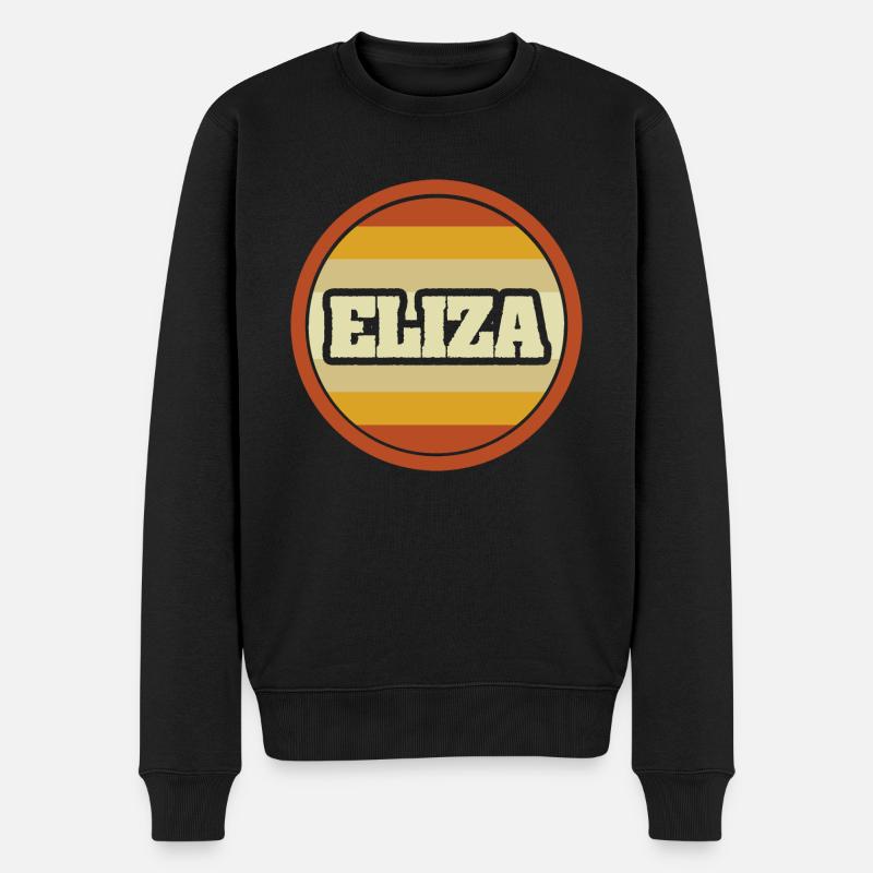 Geschenk für Eliza - Männer Premium Bio Pullover - Schwarz