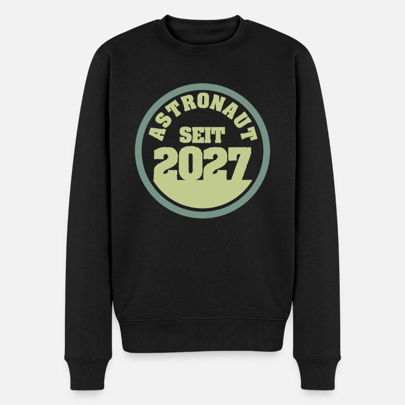 2027 - Männer Premium Bio Pullover - Schwarz