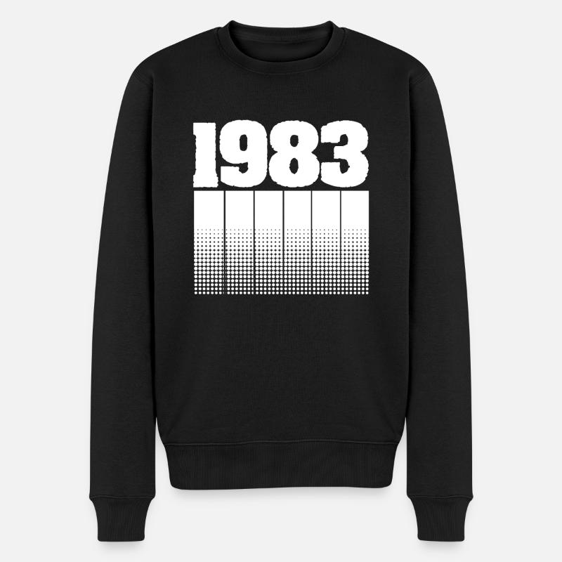 Anniversaire 1983 - Pull Premium bio Homme - noir