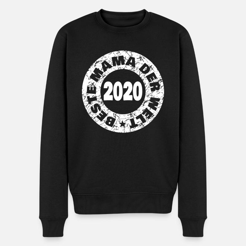 2020 - Männer Premium Bio Pullover - Schwarz