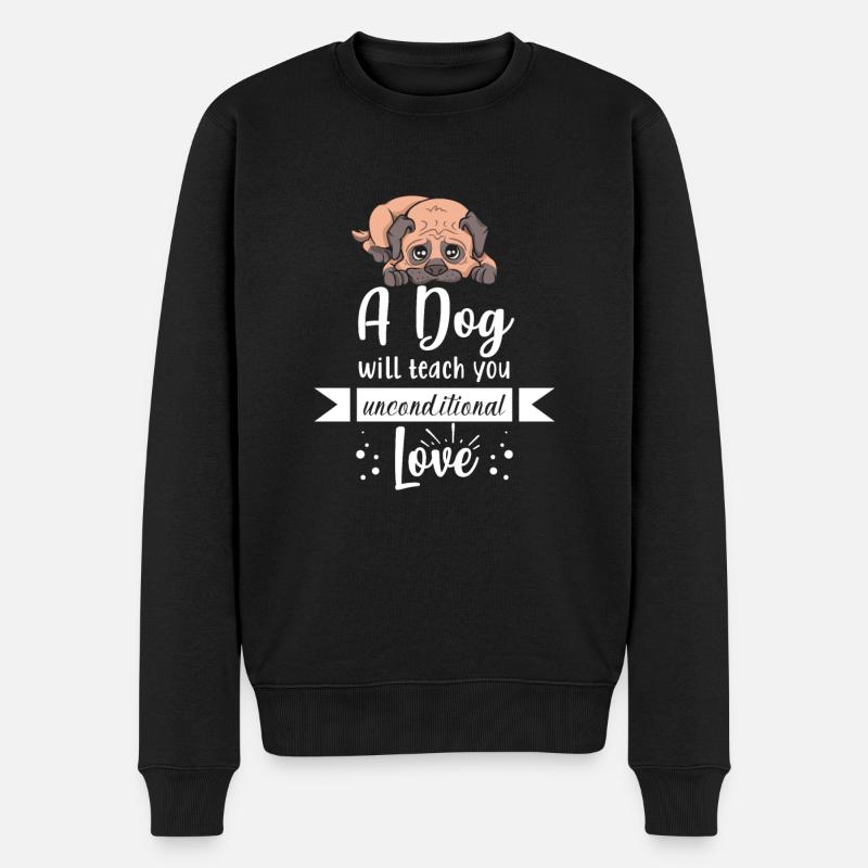 Chien - Pull Premium bio Homme - noir