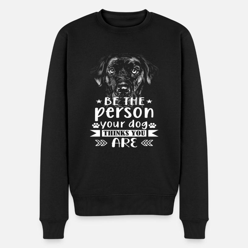 Chien - Pull Premium bio Homme - noir