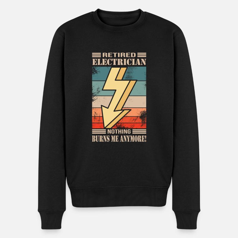 Électricien - Pull Premium bio Homme - noir