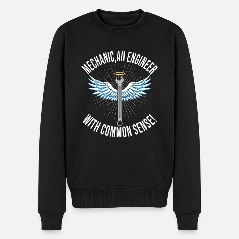 Mécanicien automobile - Pull Premium bio Homme - noir