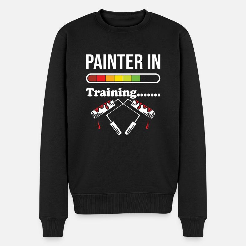 Peintre - Pull Premium bio Homme - noir
