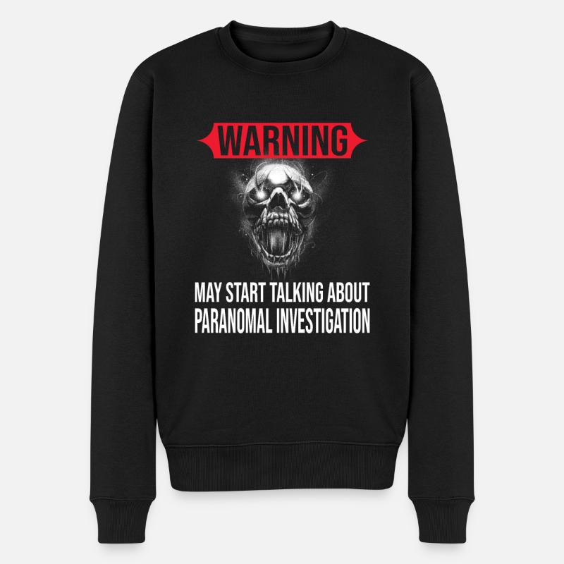Geisterjäger - Männer Premium Bio Pullover - Schwarz