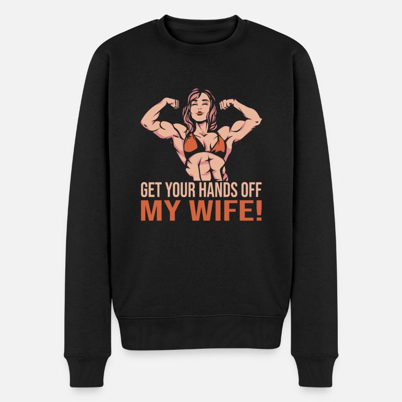 Bodybuilding - Männer Premium Bio Pullover - Schwarz