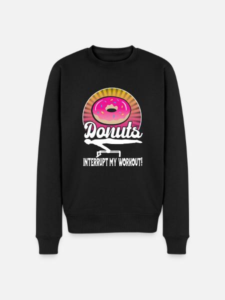 Circuit training - Men's Premium Organic Jumper - black