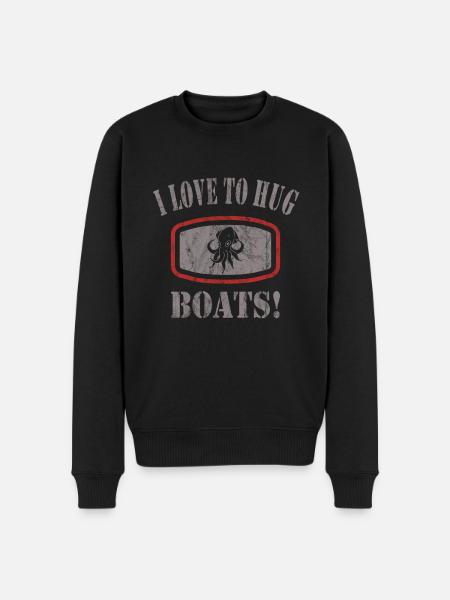 Octopus - Men's Premium Organic Jumper - black