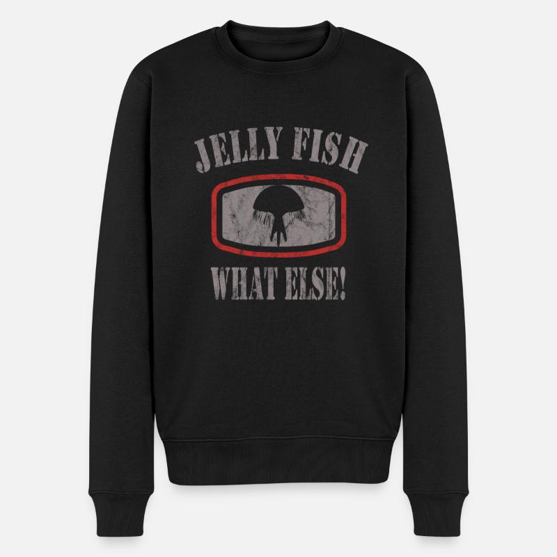 Jelly Whisperer - Männer Premium Bio Pullover - Schwarz