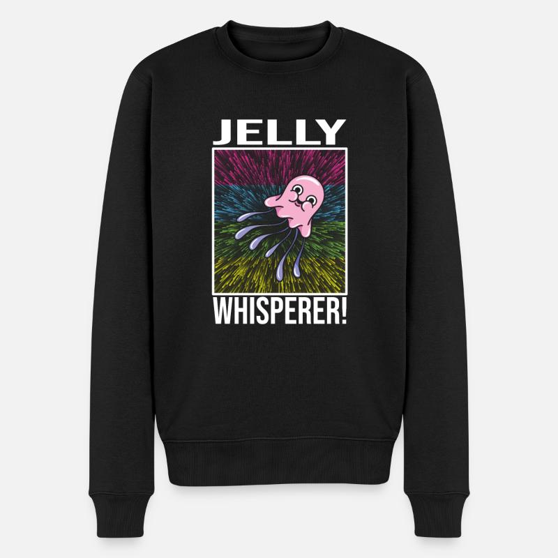 Jelly Whisperer - Männer Premium Bio Pullover - Schwarz