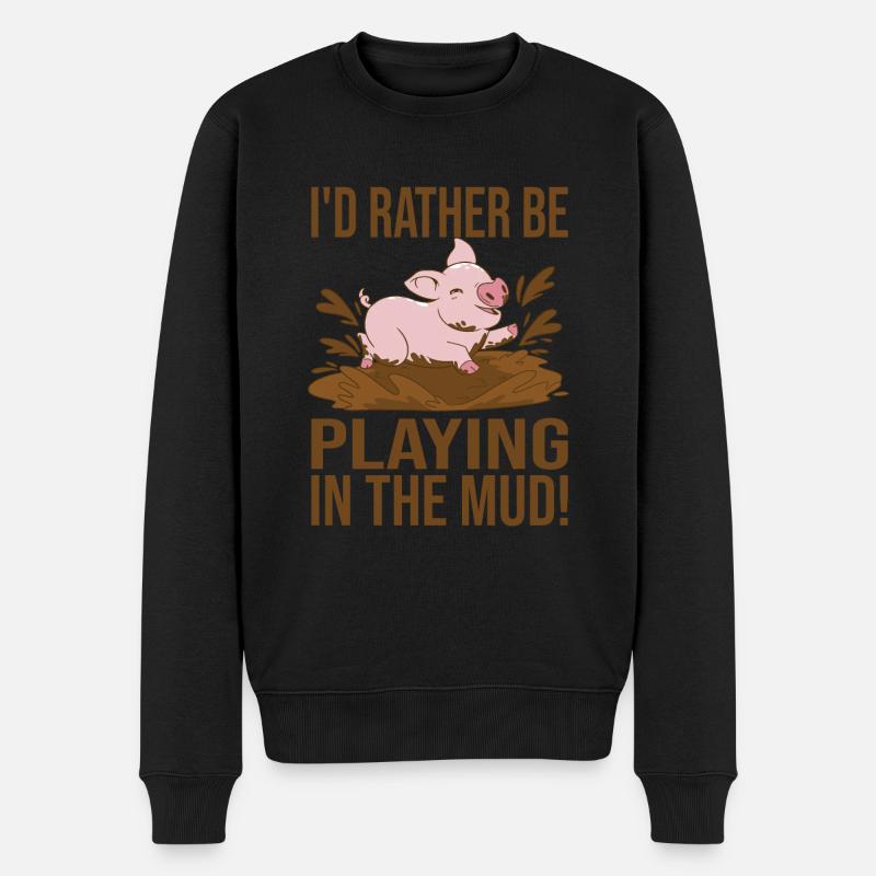 Make pottery - Men's Premium Organic Jumper - black