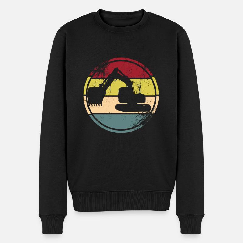 Pilote de pelle - Pull Premium bio Homme - noir