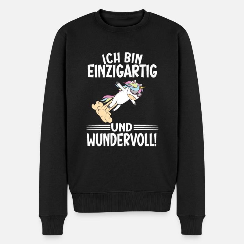 Malle - Männer Premium Bio Pullover - Schwarz