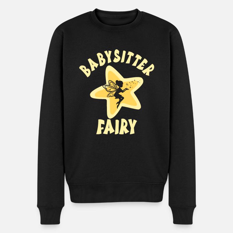Baby-sitter - Pull Premium bio Homme - noir