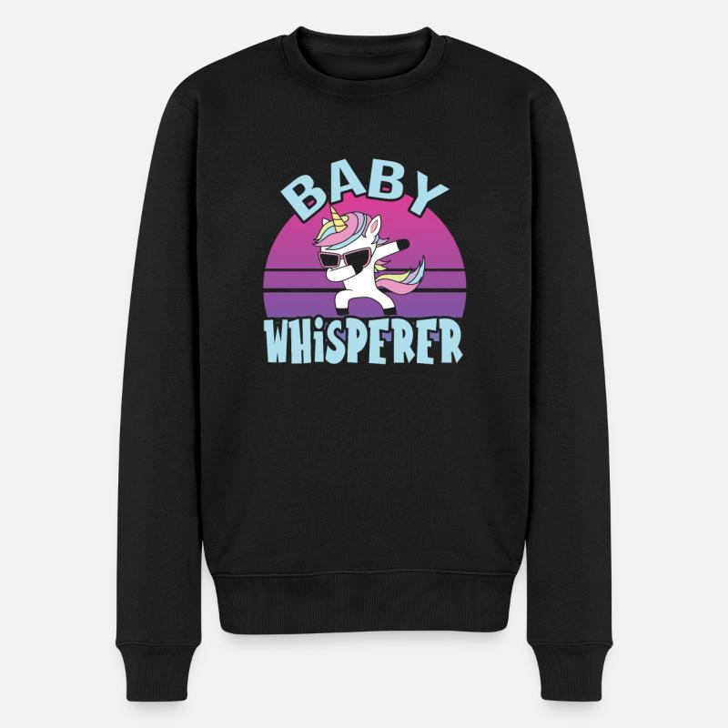 Babysitter - Männer Premium Bio Pullover - Schwarz