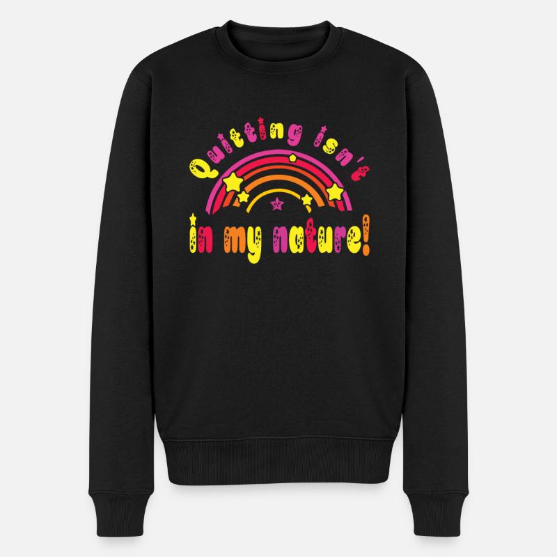 Kindergarten - Männer Premium Bio Pullover - Schwarz