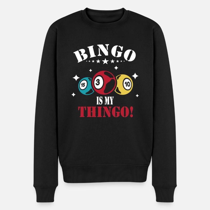Bingo - Pull Premium bio Homme - noir