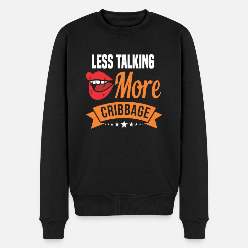 Cribbage - Pull Premium bio Homme - noir