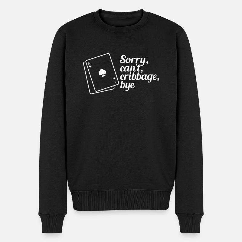 Cribbage - Pull Premium bio Homme - noir