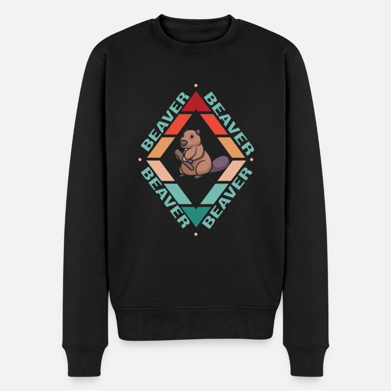 Castor - Pull Premium bio Homme - noir