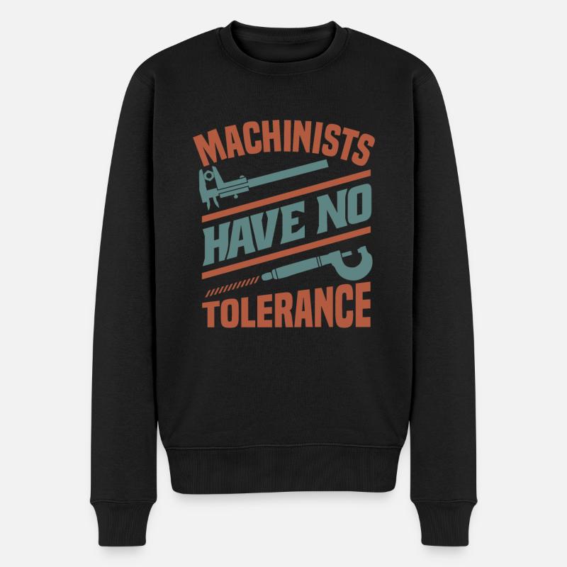 Serrurier - Pull Premium bio Homme - noir