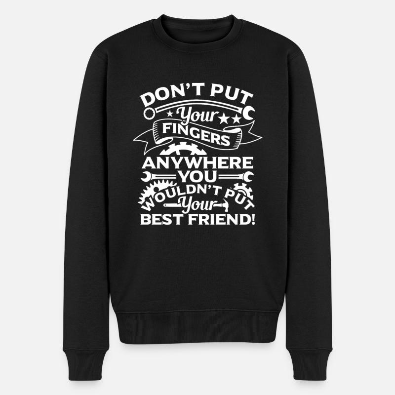 Serrurier Outilleur - Pull Premium bio Homme - noir