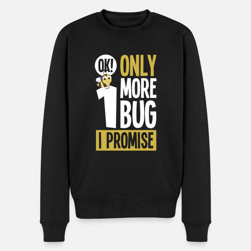 Insekten - Männer Premium Bio Pullover - Schwarz