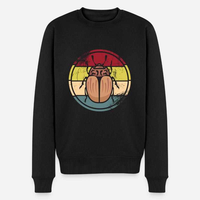 Insekten - Männer Premium Bio Pullover - Schwarz
