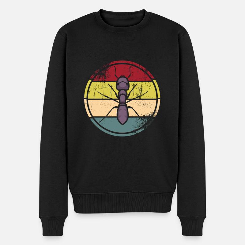 Insekten - Männer Premium Bio Pullover - Schwarz