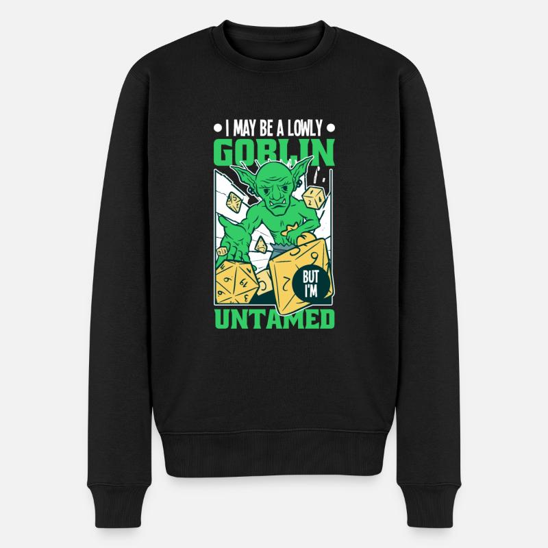 Rollenspiel - Männer Premium Bio Pullover - Schwarz