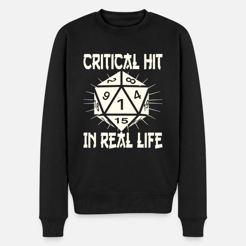 Jeu de rôle - Pull Premium bio Homme - noir