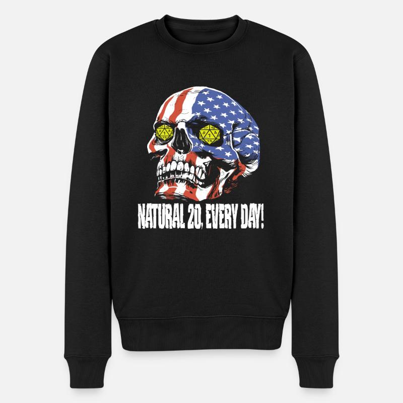 Jeu de rôle - Pull Premium bio Homme - noir
