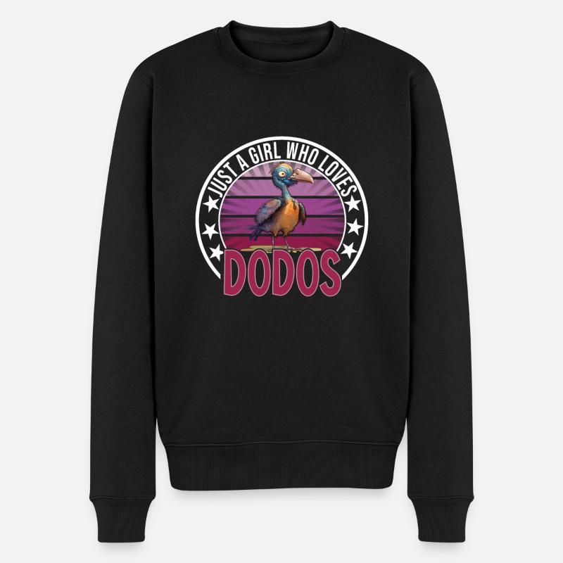Dodo - Männer Premium Bio Pullover - Schwarz