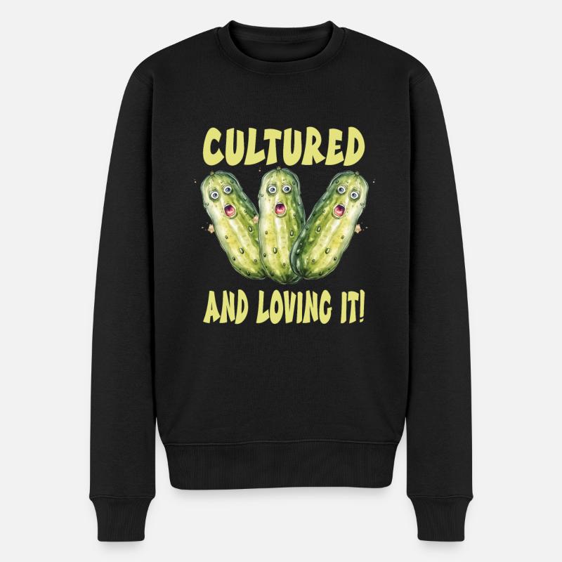 Concombres - Pull Premium bio Homme - noir