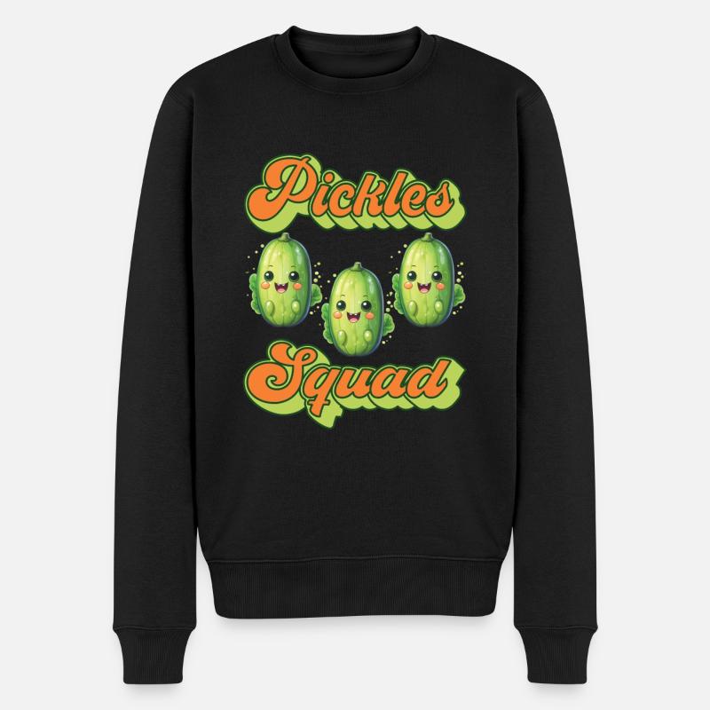 Concombres - Pull Premium bio Homme - noir