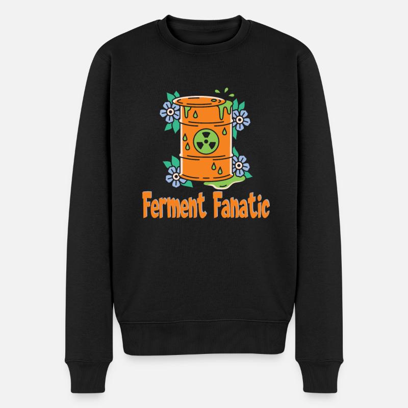Fermentation - Männer Premium Bio Pullover - Schwarz