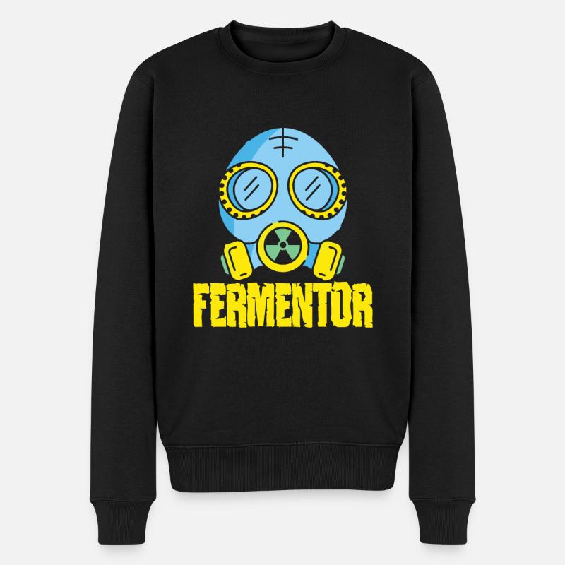 Fermentation - Männer Premium Bio Pullover - Schwarz