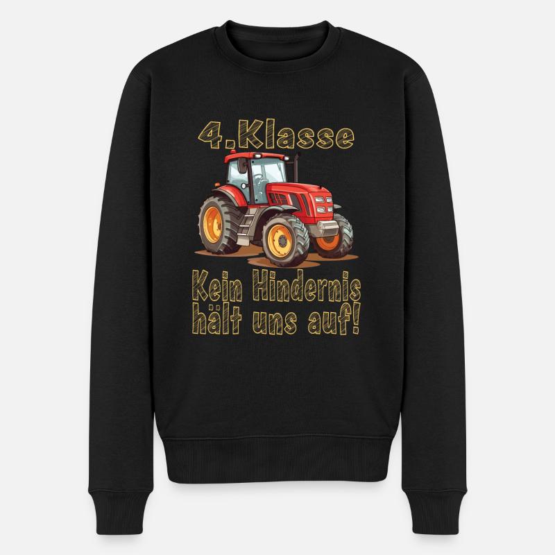4ème année scolaire - Pull Premium bio Homme - noir