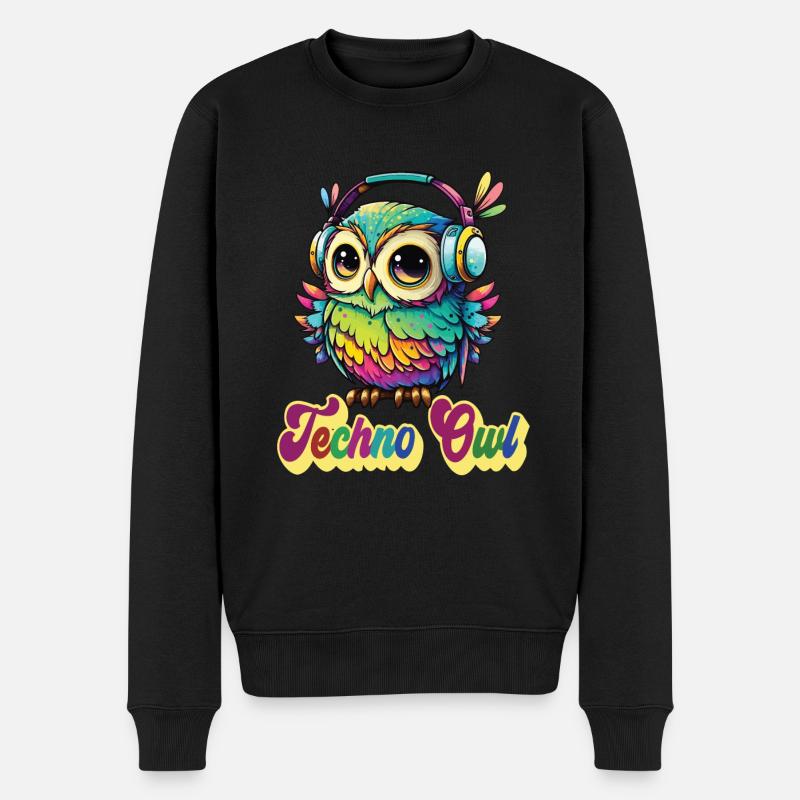Festival - Männer Premium Bio Pullover - Schwarz