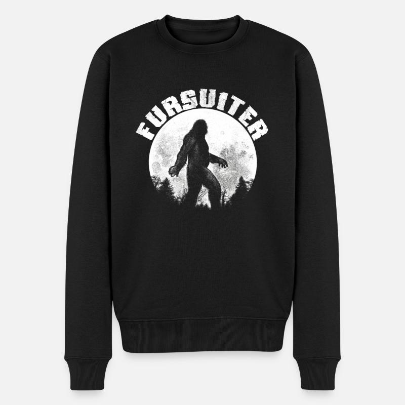 Furry Fandom - Männer Premium Bio Pullover - Schwarz