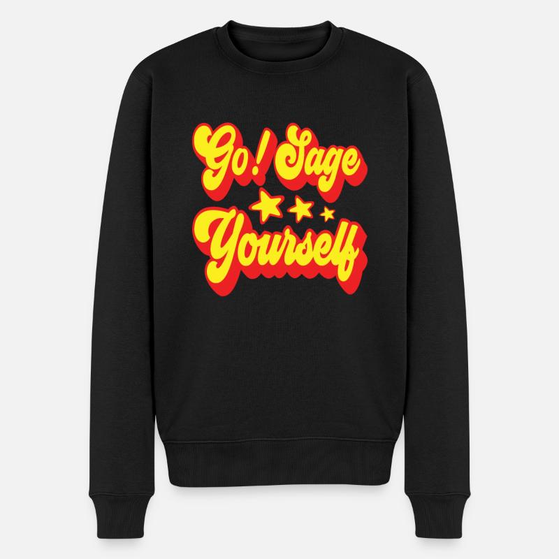 Hippie - Pull Premium bio Homme - noir