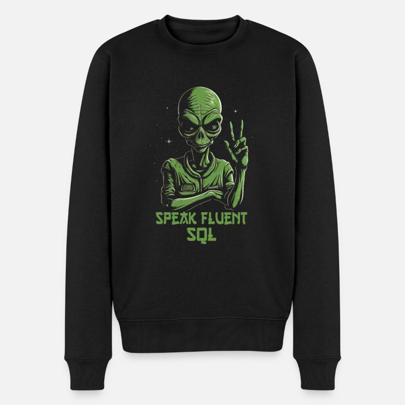 Daten Analytiker Datenschutz Beauftragter - Männer Premium Bio Pullover - Schwarz