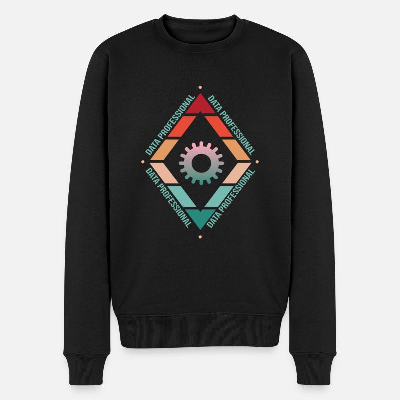 Data Analyst Data Protection Officer - Men's Premium Organic Jumper - black