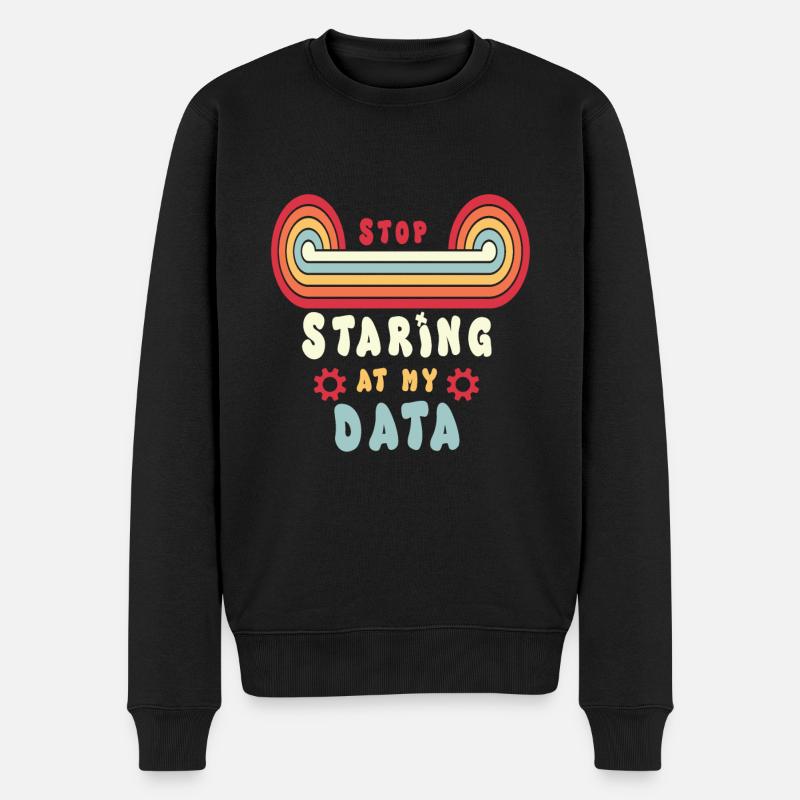 Daten Analytiker Datenschutz Beauftragter - Männer Premium Bio Pullover - Schwarz