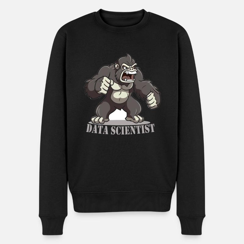 Daten Analytiker Datenschutz Beauftragter - Männer Premium Bio Pullover - Schwarz