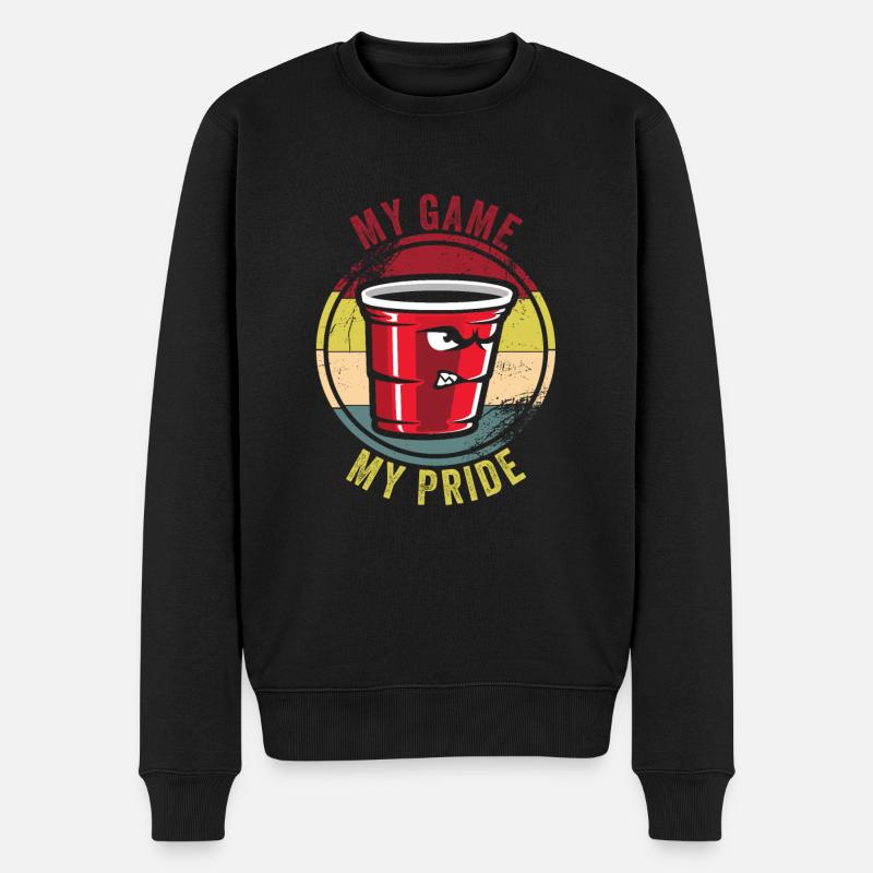 Jeu à boire - Pull Premium bio Homme - noir